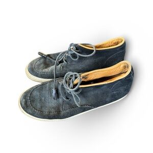 GUCCI Men’s Navy Suede Chukka Boot Sneaker Size 9